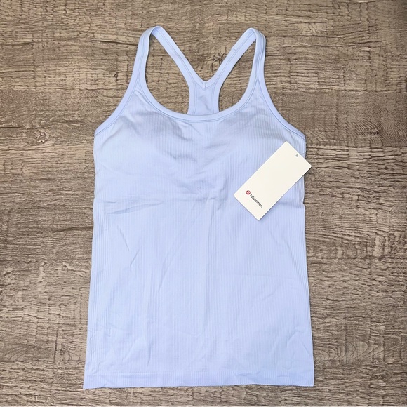 lululemon athletica Tops - NWT Lululemon Ebb to Street Tank Top PSLB Pastel Blue Size 4/6/10/12